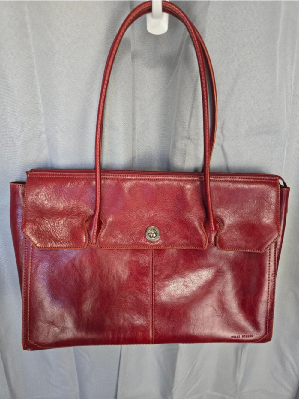 Women's Wilsons Leather Tote Bag One Size Red